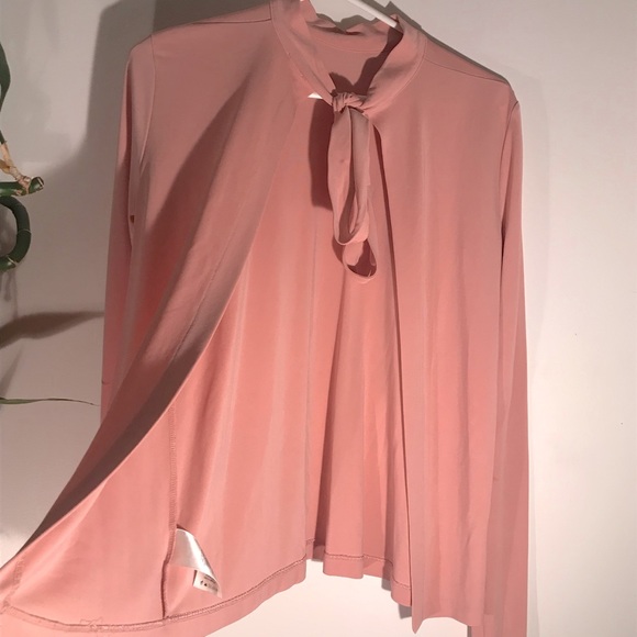 Wilfred Long Sleeve Open Back Pink Top - Medium - Picture 4 of 4